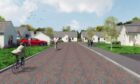 An artist's impression of how the Lochgelly development will look. Image Robertson Homes/Fife Council