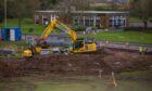 Work has started on building the new Perth High School. Image: Steve MacDougall/DC Thomson.