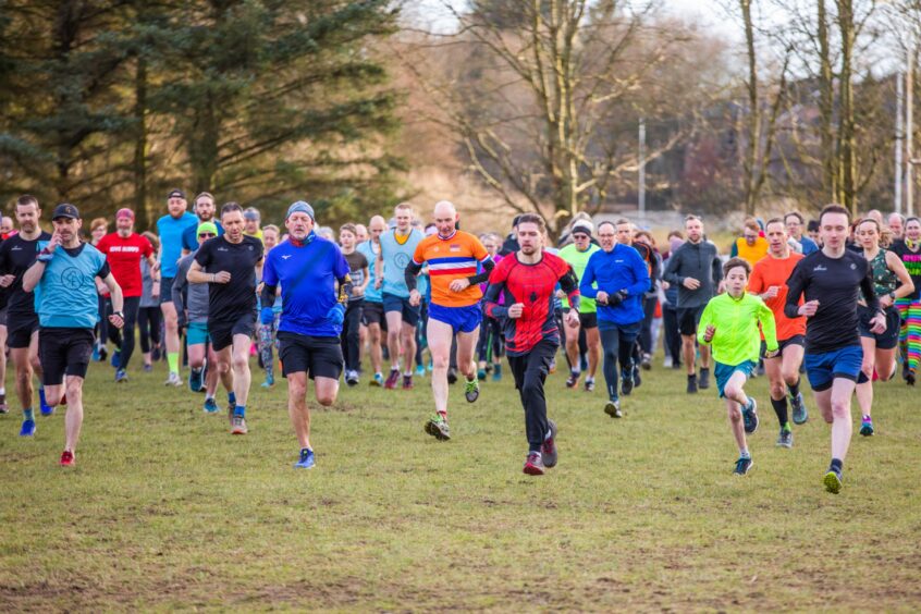 Forfar Loch birthday parkrun