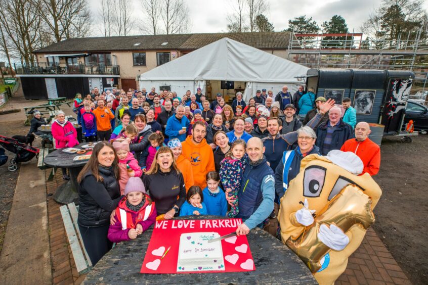 Forfar parkrun first birthday