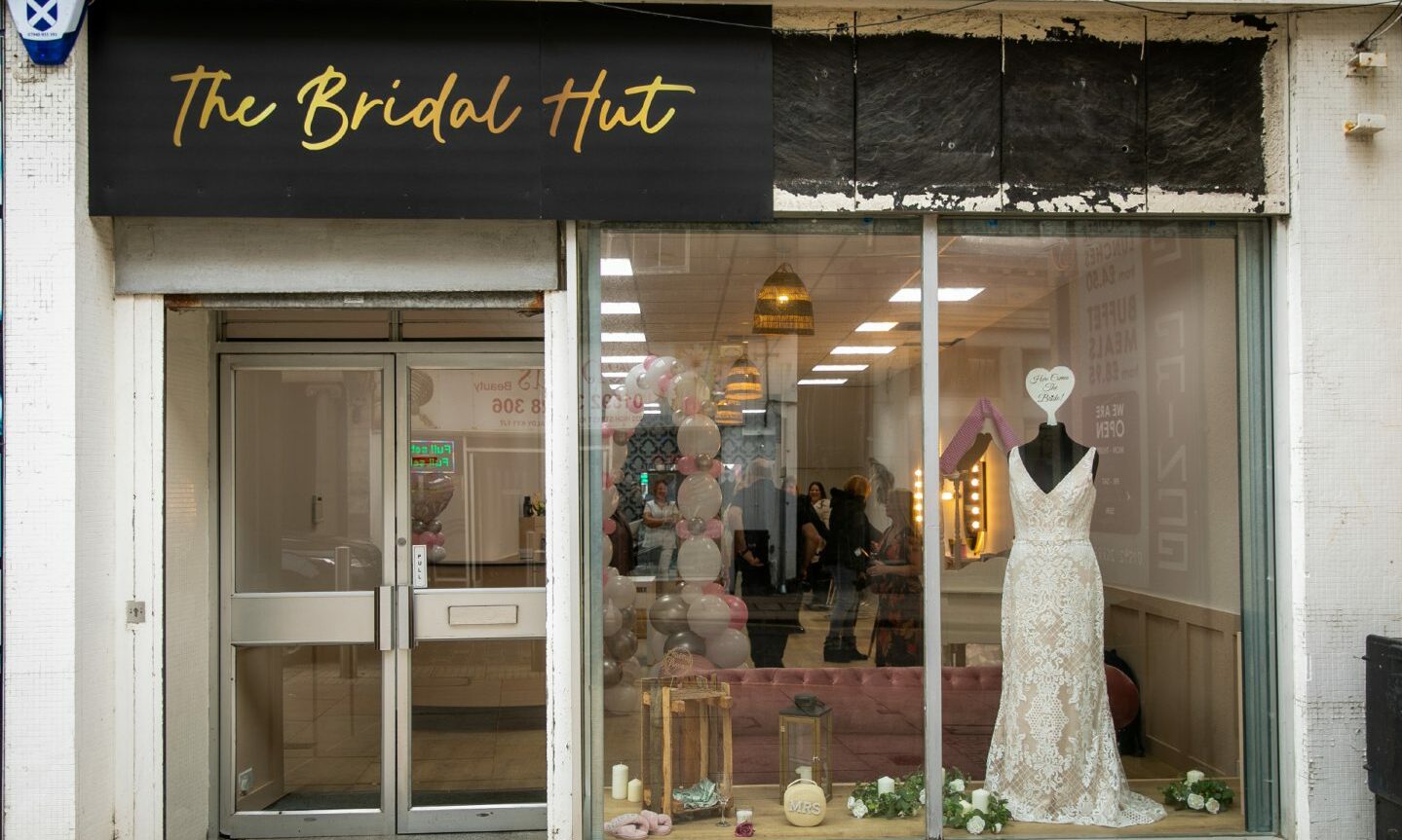 The Bridal Hut: Kirkcaldy's new 'one stop' wedding emporium