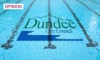 swimming pool with Dundee City Council logo