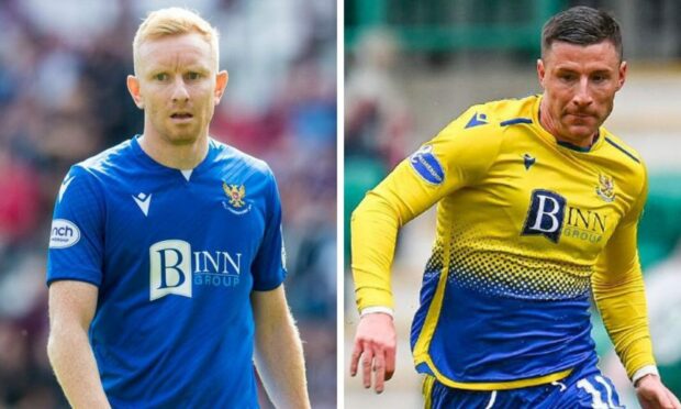 Ali Crawford (left) and Michael O'Halloran have been sent out on loan by St Johnstone. Image: SNS