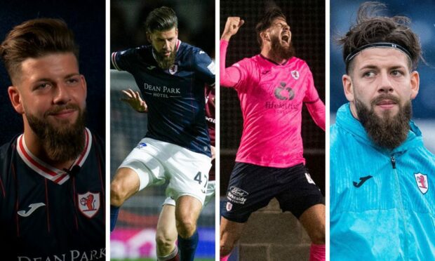 John Frederiksen spent just four months at Raith Rovers. Images: Raith TV and SNS.