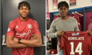 Arbroath make ‘powerful and rapid’ Nigerian striker Paul Komolafe their 8th signing of 2023