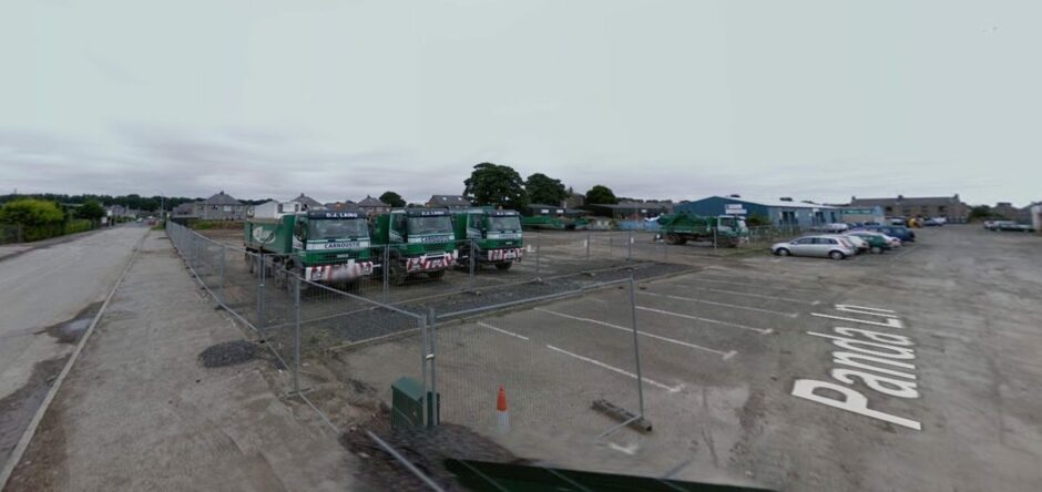 The houses in Carnoustie will be built on a former lorry park