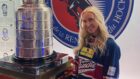 Victoria Stewart's ice hockey obsession has landed her a dream job. Image: University of Dundee.