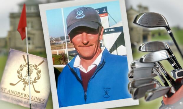 Willie Stewart caddied at St Andrews for 34 years.