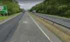 The A9 is closed northbound close to Dunblane and Doune due to a crash. Image: Google Maps