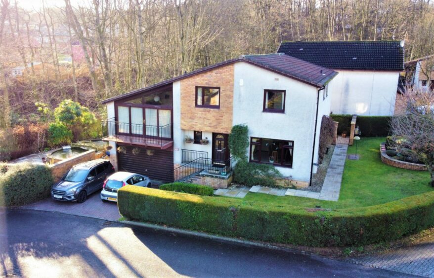 The substantial home at Blair Place, Kirkcaldy