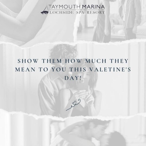 A Taymouth Marina poster. A visit to Taymouth Marina could be the perfect Valentine's Day present.