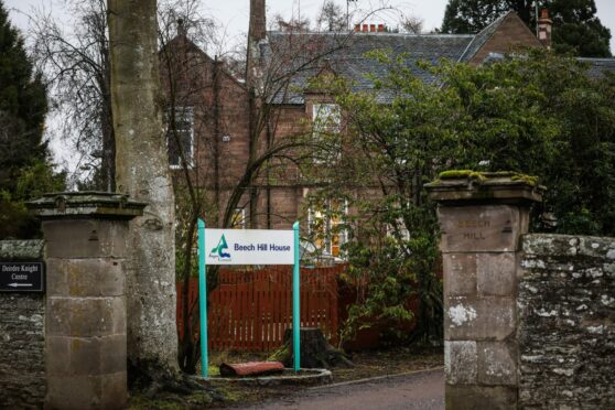 Beech Hill House care home on Lour Road closed last year. Image: Mhairi Edwards/DC Thomson