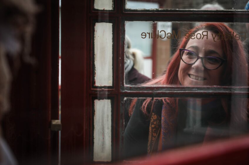 Kirriemuir phone box gallery