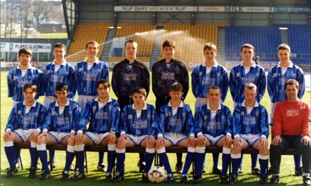 The St Johnstone BP Youth Cup final squad of 1995. Image: DCT.