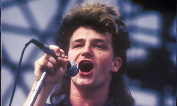 Mandatory Credit: Photo by Kevin Estrada/Shutterstock (9131865a)
U
U2 in Concert - 30 May 1983