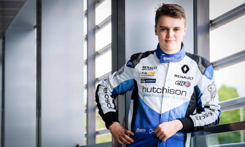 Dundee racing star Finlay Hutchison.