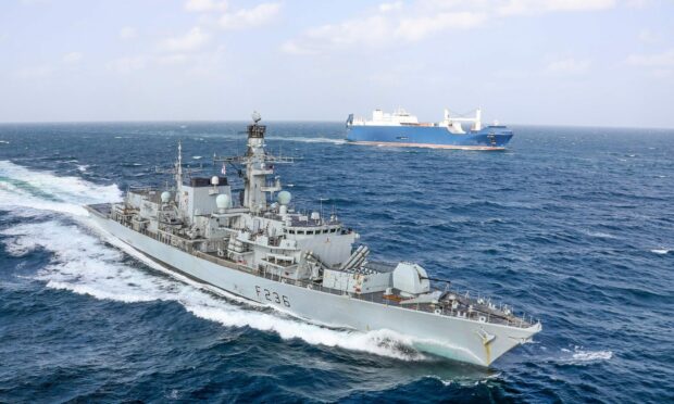 HMS Montrose will visit its namesake town this weekend. Image: Royal Navy