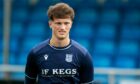 Dundee's Ben Williamson at Cove Rangers. Image: SNS.