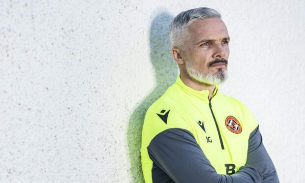 Dundee United boss Jim Goodwin is looking for potential signings. Image: SNS