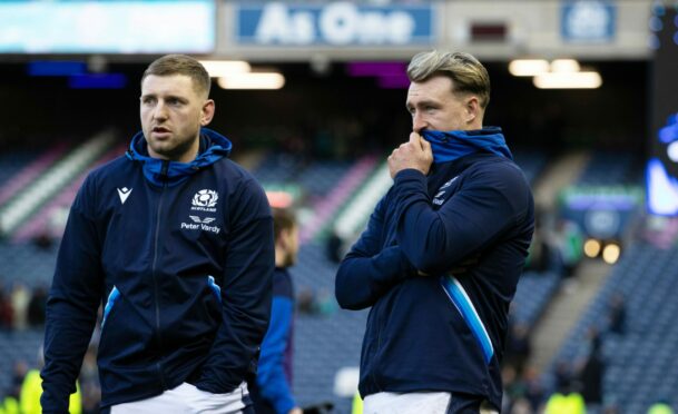 Finn Russell and Stuart Hogg both limped off in Sunday's loss to Ireland.