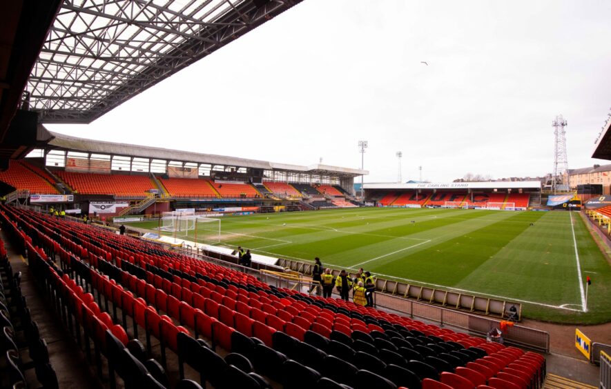 A general view of Tannadice Park