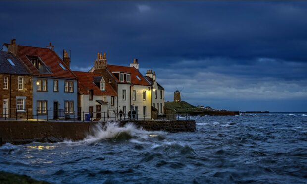 Alan Belton's Windy Evening at St Monans was the print of the year. Image: Kirrie Photography Club