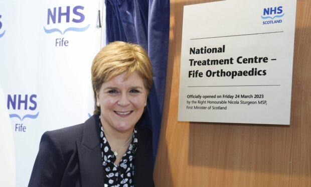 First Minister Nicola Sturgeon at the opening of the new NTC at Victoria Hospital in Kirkcaldy. Image: Scottish Government.