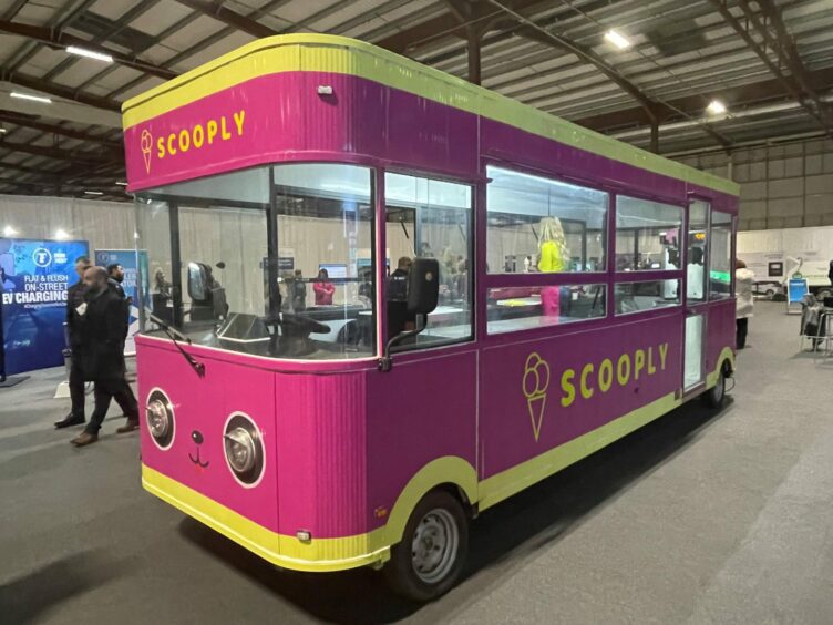 Scooply ice cream vans could soon be a familiar sight in Tayside and Fife. Image: Rob McLaren/DC Thomson.