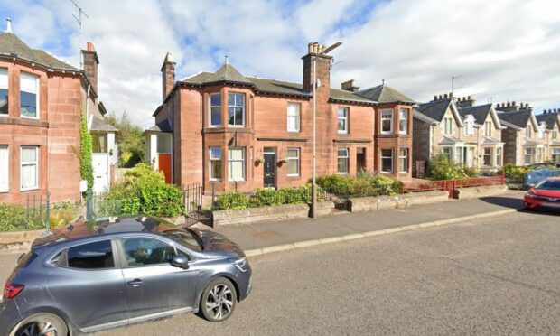 Sofya Devyatova's property is on the first floor of this block of flats on Muirton Place in Perth. Image: Google Street View