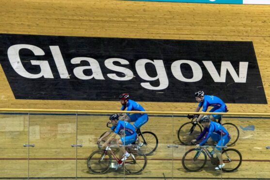 The cycling events were sold out at the Glasgow Commonwealth Games.