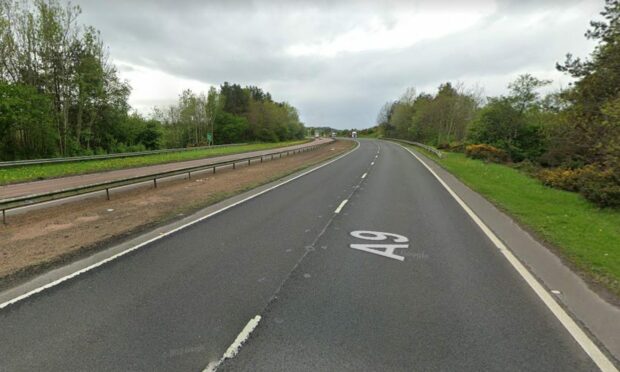 The A9 is closed between Dunblane and Greenloaning. Image: Google Maps