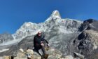 Former 45 Cdo Royal Marine Craig Hunter on Ama Dablam in the Himalayas. Image: Craig Hunter