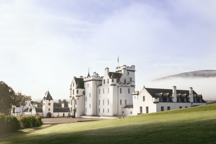 A photo of Blair Castle.