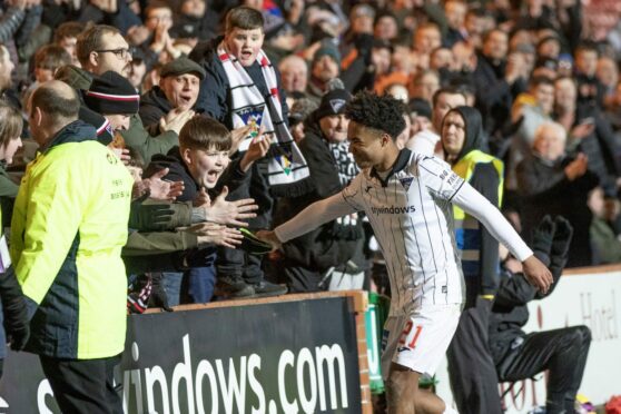 Kane Ritchie-Hosler ws given a great reception by the Pars fans. Image: Craig Brown.