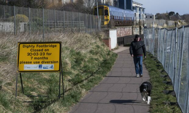 Dighty Burn will widen the popular coastal path between Broughty Ferry and Monifieth.