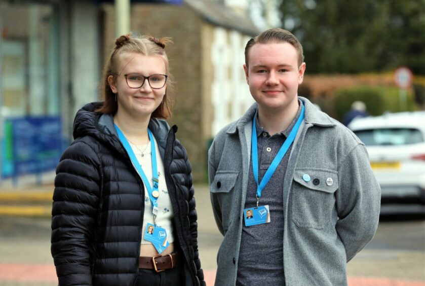 Youth MSYPs Marcus Flucker and Emma Prach