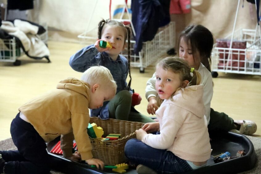Youngsters at play in Woodlea Children's Centre