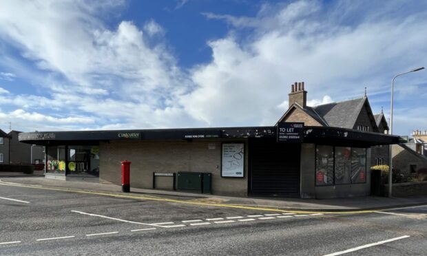 The former Costcutters store on Dundee Road in Forfar is set to re-open. Image: Graham Brown/DC Thomson