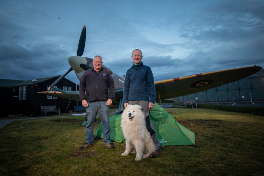 Big Tommy Sleep Out at Montrose air station museum.