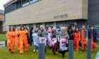 Seven teams took part in the annual charity jailbreak. Image: Kim Cessford/DC Thomson.