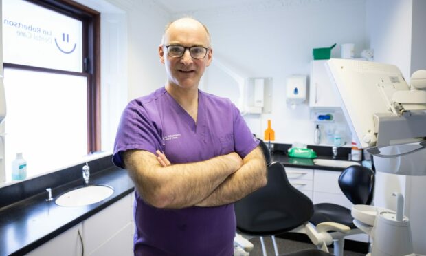 Dr Ian Robertson has been at the helm of his Broughty Ferry practice for 23 years. Image: Kim Cessford/DC Thomson.