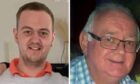 Death crash driver Marc Fortune (left) caused the death of Royal Navy veteran John King