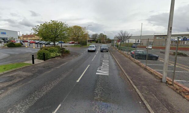 The crash took place on Milton of Craigie Road North, Dundee. Image: Google Maps.