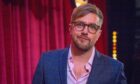 Iain Stirling at a theatre. Iain will be headlining the comedy night at Perth Festival of the Arts 2023.