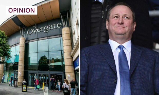 Mike Ashley has bought the Overgate. Jim Spence believes that can only be a good thing for Dundee.
