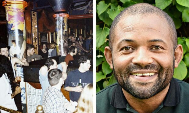 Ben Tagoe and 1990s clubbers at the Ice Factory Perth, which hosted the Rhumba Bar. Image: Ben Tagoe/Culture Perth.