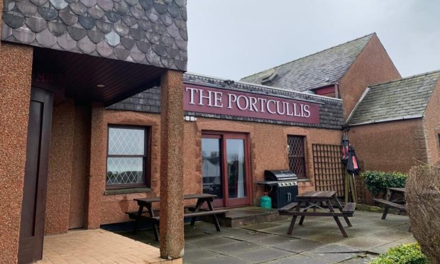 The Portcullis in Arbroath shut suddenly in late February. Image: Admiral Taverns