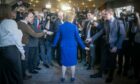 Outgoing First Minister Nicola Sturgeon speaks to the media after her last FMQs. Image: Jane Barlow/PA Wire.