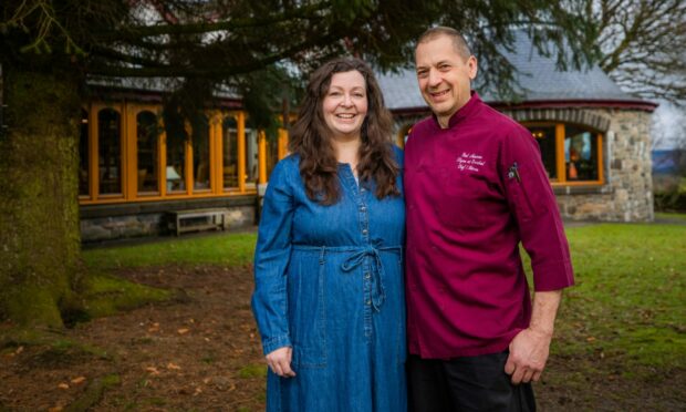 Manager Becky Newman and chef proprietor Paul Newman at Errichel and Thyme deli and bistro. Image: Steve MacDougall/DC Thomson