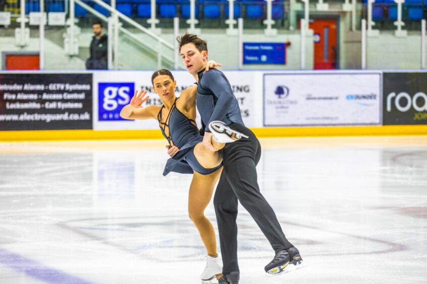 Dundee figure skaters Anastasia Vaipan-Law and Luke Digby 